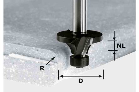 FESTOOL Pyöristysjyrsinterä HW R3/D22 ss S12 492681 - Jyrsinterät - 4014549036020 - 1