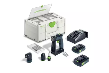 FESTOOL CXS 18 C 3,0-Set 576884 Akkuruuvinväännin - Festool 18V Porat ja ruuvinvääntimet - 4014549383230 - 1