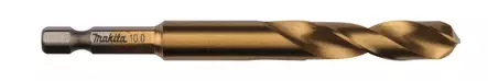 MAKITA Metalliporanterä HSS-Tin 10,0 mm, 1/4" bitsikiinnitys B-51041 - Makita Metalliporanterät - 088381464390 - 1