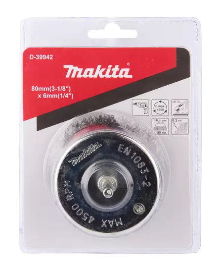 MAKITA Teräsharja 80 x 6 mm (porakoneille) D-39942 - Makita Teräsharjat - 088381400060 - 2