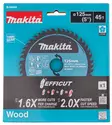 MAKITA Pyörösahanterä 125 x 20 x 1,4 mm Z-45 puulle EFFICUT B-69462 - Makita Käsipyörösahojen terät - 088381548700 - 2