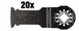 MAKITA Sahanterä upotukseen, leveys 32mm, 20kpl B-64858-20 - Makita Starlock terät - 088381541220 - 1