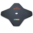 STIHL Ruohoterä, 4-lapainen, ø 230 mm/20, malleihin FS 260 C-E, 310 - 490 C-EM, ei K-mallit - STIHL Metalliset leikkuuterät - 795711043360 - 1