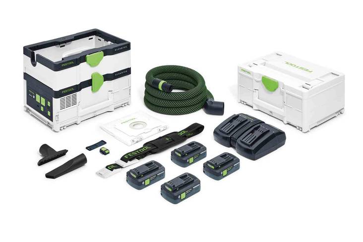 FESTOOL Akkujärjestelmäimuri CLEANTEC CTLC SYS HPC 4,0 I-Plus 576944 - 18V akkukoneet - 4014549388990 - 1