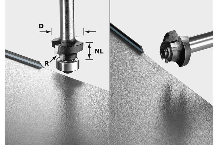 FESTOOL Pyöristysjyrsinterä S8 HW R2 D20-KL OFK 499798 - Jyrsinterät - 4014549202180 - 1