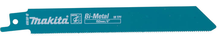 MAKITA Puukkosahanterä 150 x 0,9 mm BiM metalli 1,5-4 mm, 2 kpl (S922EF) B-05169-2 - Puukkosahanterät - 088381559720 - 1