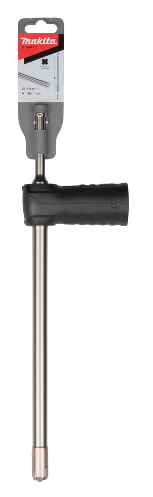 MAKITA SDS-Plus poranterä 18 x 240/360 mm, pölynpoistolla B-64412 - SDS-Plus poranterät 4-leikkuset - 088381535120 - 1