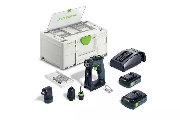 FESTOOL CXS 18 C 3,0-Set 576884 Akkuruuvinväännin - Festool 18V Porat ja ruuvinvääntimet - 4014549383230 - 1