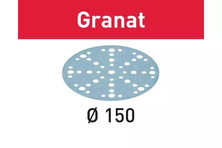 FESTOOL Hiomapaperi STF D150/48 P150 GR/100 Granat 575165 - Festool Granat 150 mm - 4014549297360 - 1