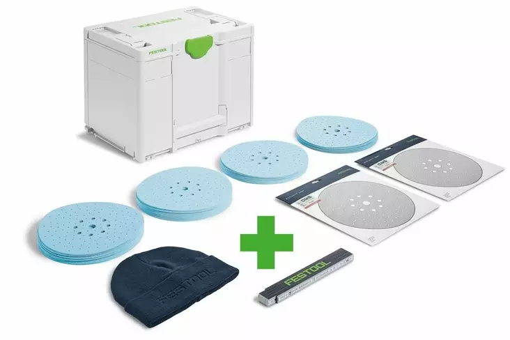 FESTOOL Hiomatarvikkeiden Systainer Granat D225 GR SYS 578281 / 578280 - Festool Granat 225 mm - 4014549444610 - 3