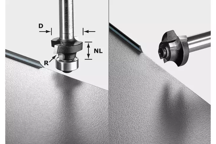 FESTOOL Pyöristysjyrsinterä S8 HW R2 D20-KL OFK 499798 - Festool Pyöristysjyrsinterät - 4014549202180 - 1