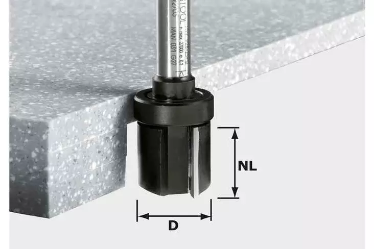 FESTOOL Tasausjyrsin HW D28/25 ss S12 492705 - Festool tasausjyrsinterät - 4014549036310 - 1
