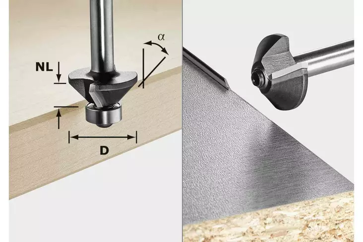 FESTOOL Viistejyrsin S8 HW 30° D25-KL OFK 499800 - Festool Viistejyrsinterät - 4014549202210 - 1