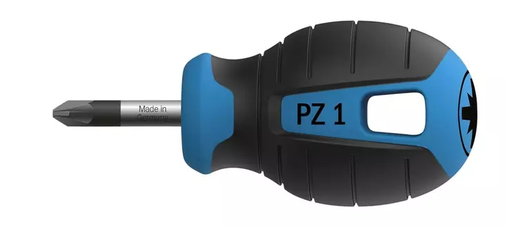 HULTAFORS Lyhytvartinen Pozidriv-ristipäämeisseli PZ 1 - Hultafors Ruuvimeisselit - 7317844442150 - 1