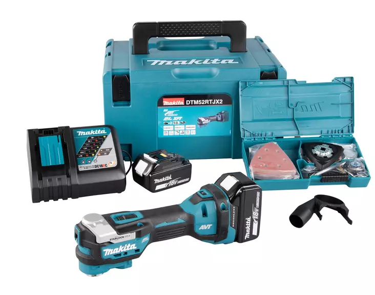 MAKITA Akkumonitoimikone LXT 18V DTM52RTJX2 - Makita LXT 18V Akkukonepaketit - 088381741460 - 1