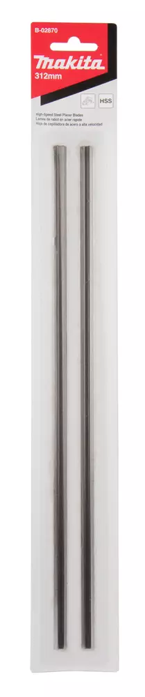 MAKITA Höylänteräpari 312mm, HSS B-02870 - Makita Höylien tarvikkeet - 088381125840 - 1