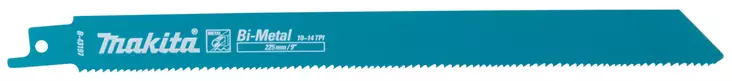MAKITA Puukkosahanterä 225 x 1,25 mm BiM metalli, 2 kpl (S1125VF) B-43197-2 - Makita Puukkosahanterät - 088381559850 - 1