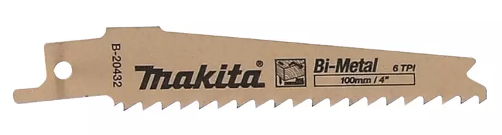 MAKITA Puukkosahanterä BiM 100 x 0,9 mm, naulainen puu, 5 kpl B-20432 - Makita Puukkosahanterät - 088381376020 - 1
