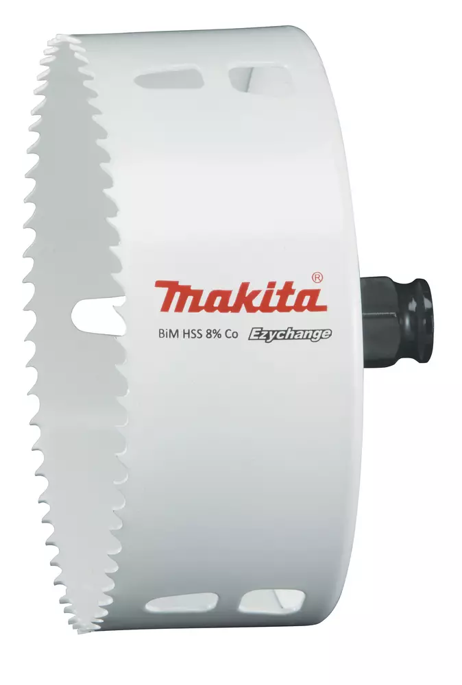 MAKITA Reikäsahanterä BiM 121 mm, Coboltti 8%, Ezychange E-04036 - Makita Reikäsahanterät - 088381562270 - 1