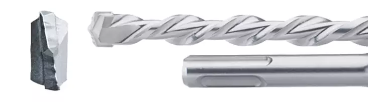 MAKITA SDS-Plus poranterä 15 x 100/160 mm B-47868 - Makita SDS-Plus poranterät 2-leikkuset - 088381454940 - 1