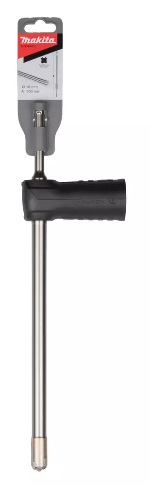 MAKITA SDS-Plus poranterä 18 x 240/360 mm, pölynpoistolla B-64412 - Makita SDS-Plus poranterät 4-leikkuset - 088381535120 - 1
