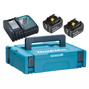 POWERPACK 18V 2XBL1850, DC18RC 197624-2 - Makita LXT 18V Akut ja latauslaitteet - 088381463140 - 1