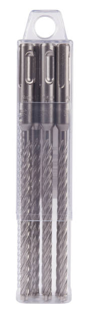 MAKITA Poranterä SDS-PLUS 6 x 165 mm, 4-leikkuinen Nemesis2 terä, 10 kpl B-63264 - SDS-Plus poranterät 4-leikkuset - 088381532471 - 2