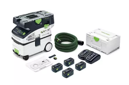FESTOOL Akkujärjestelmäimuri CLEANTEC CTMC MIDI I-Plus 577672 - Festool 18V Akkuimurit - 4014549399521 - 1