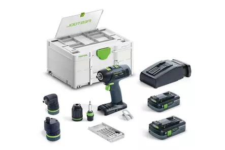 FESTOOL Akkuruuvinväännin T 18+3 HPC4,0 I-Set 577609 - Festool 18V Porat ja ruuvinvääntimet - 4014549360231 - 1