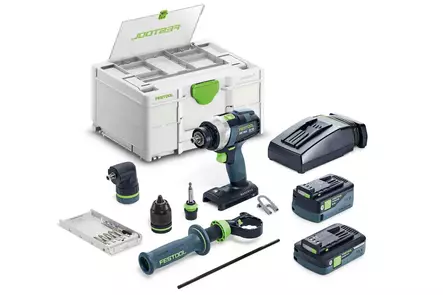 FESTOOL Akkuruuvinväännin TDC 18/4 5,0/4,0 I-Set 577612 - Festool 18V Porat ja ruuvinvääntimet - 4014549402221 - 1