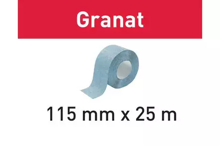 FESTOOL Hiontarulla 115x25m P180 GR Granat 201109 - Festool Käsihionta - 4014549253991 - 1