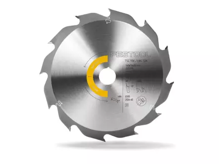 FESTOOL HW 160x1,6x20 PW12 578580 Sahanterä WOOD RIP CUT - Pyörösahanterät 160x1.6x20 mm - 4014549453261 - 2