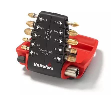HULTAFORS Bitsisarja, Torsion Diamond Bits Torx® PZ PH - Hultafors Ruuvimeisselit - 7317844487151 - 1