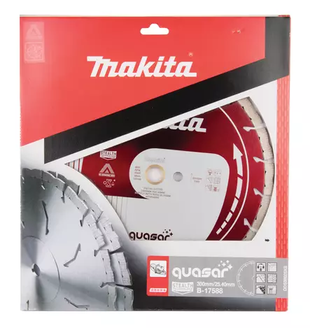 MAKITA Timanttikatkaisulaikka 300x25,4/20mm, Quasar segmenttikorkeus 12mm, Stealth, 3DDG B-17588 - Makita Timanttilaikat, -kupit ja terät - 088381368841 - 2