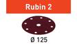 FESTOOL Hiomapaperi STF D125/8 P40 RU2/50 Rubin 2 499093 - Hiomapyöröt 125 mm - 4014549180471 - 1