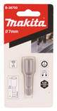 MAKITA Kuusiohylsy 7 x 50 mm - 1/4", magneetilla B-38700 - Konekärjet ja bitsinpitimet - 088381433341 - 2