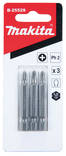 MAKITA Ruuvauskärki Basic 50 mm PH2, 3 kpl B-25220 - Konekärjet ja bitsinpitimet - 088381409391 - 2