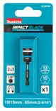 MAKITA Kuusiohylsy magneettikiinnityksellä 10 / 13 mm Impact Black E-29795 - Makita Konekärjet ja bitsinpitimet - 197050377241 - 2
