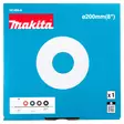 MAKITA Lattiasieni 200 mm valkoinen 1914S5-9 - Makita XGT Koneiden tarvikkeet - 197050361301 - 3
