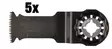 MAKITA Sahanterä kaareva leikkuureuna upotukseen, leveys 32mm, 5kpl B-64886-5 - Makita Starlock terät - 088381536691 - 1