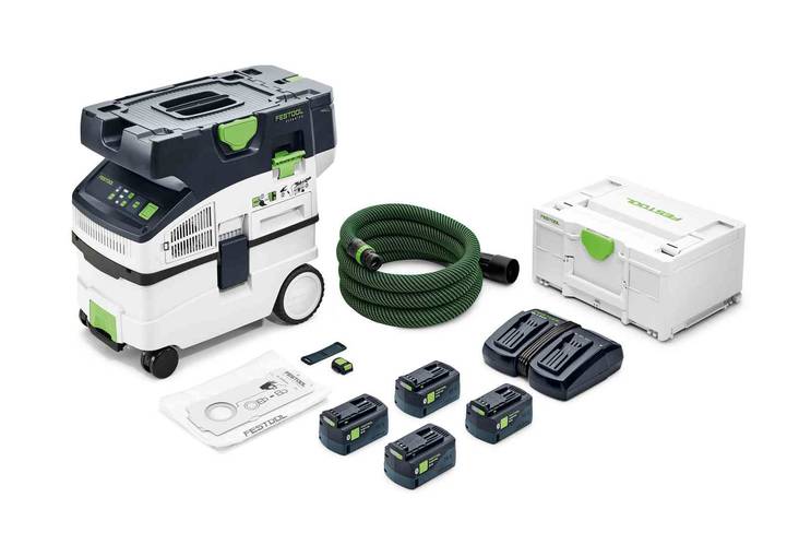 FESTOOL Akkujärjestelmäimuri CLEANTEC CTMC MIDI I-Plus 577672 - 18V akkukoneet - 4014549399521 - 1