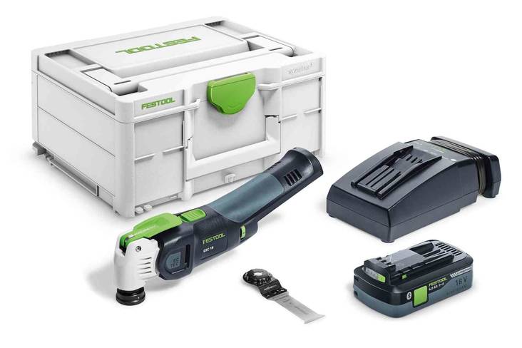 FESTOOL Akkumonitoimityökalu OSC 18 HPC 4,0 EI-Plus VECTURO 576595 - 18V akkukoneet - 4014549361221 - 1