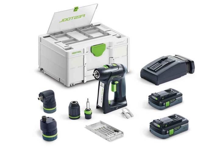 FESTOOL Akkuruuvinväännin C 18 HPC 4,0 I-SET 577617 - Porakoneet ja ruuvinvääntimet - 4014549360071 - 1