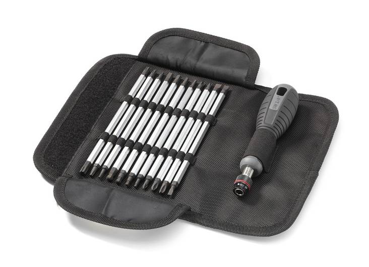 HULTAFORS Bitsiväänninsarja pitkillä kärjillä, kangaspussissa - Hultafors Ruuvimeisselit - 7317844445151 - 1