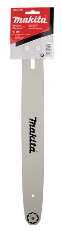 MAKITA Laippa 16", 40 cm, 3/8", -56, 1,3 mm 958040661 / 191G25-8 - Moottorisahojen laipat - 4002829491591 - 1