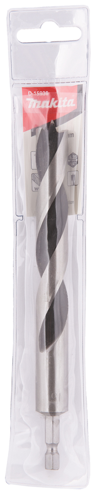 MAKITA Puuporanterä 15 mm, 1/4" bitsikiinnitys D-15936 - Puuporanterät - 088381187091 - 1