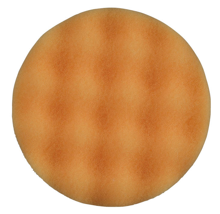 MAKITA Vaahtosieni 125mm aallotettu pohja, oranssi karkea, Velcro-tarrakiinnitys D-62608 - Kiillotuskoneet ja tarvikkeet - 088381498241 - 1