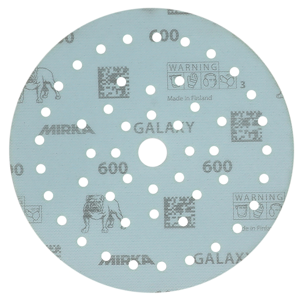MIRKA GALAXY 150 mm tarra multifit P600 50 kpl/pakk - Hiomapyöröt 150mm - 6416868554311 - 1