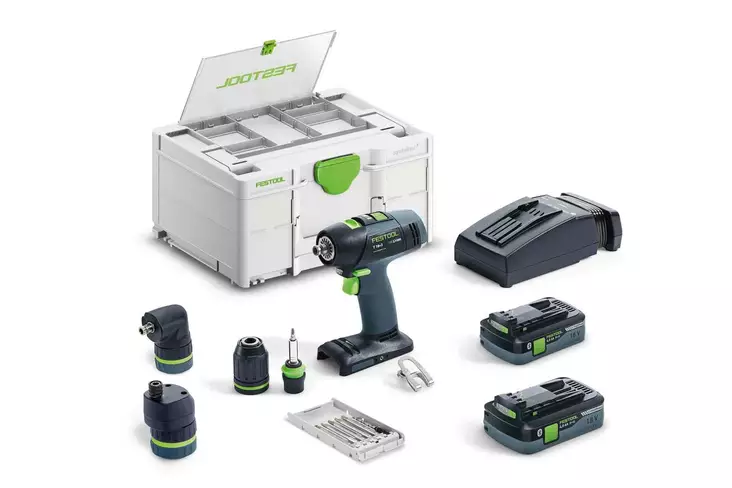 FESTOOL Akkuruuvinväännin T 18+3 HPC4,0 I-Set 577609 - Festool 18V Porat ja ruuvinvääntimet - 4014549360231 - 1