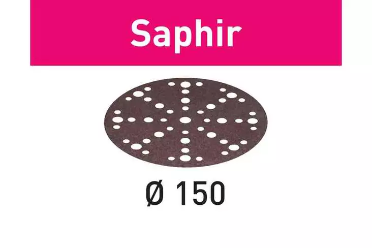 FESTOOL Hiomapaperi STF-D150/48 P24 SA/25 Saphir 575194 - Festool Saphir 150 mm - 4014549296981 - 1